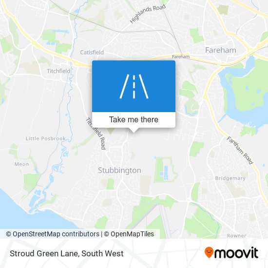 Stroud Green Lane map