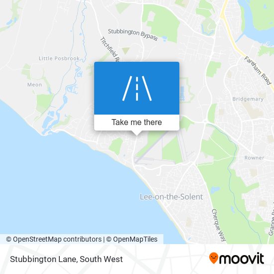 Stubbington Lane map