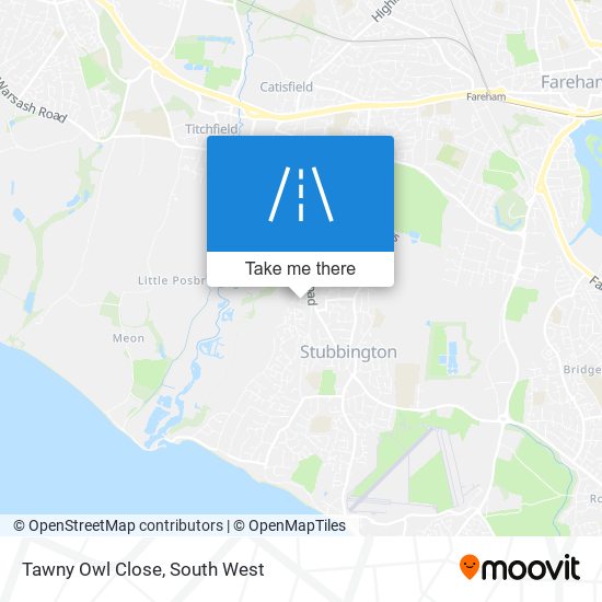 Tawny Owl Close map