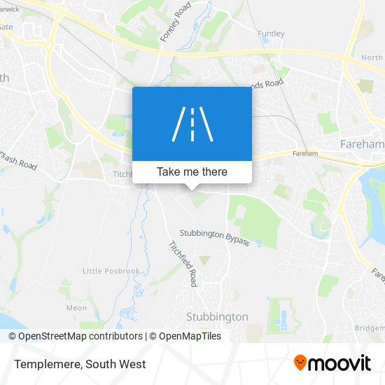 Templemere map