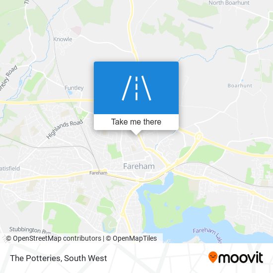 The Potteries map