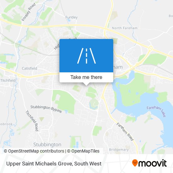 Upper Saint Michaels Grove map