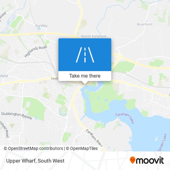 Upper Wharf map