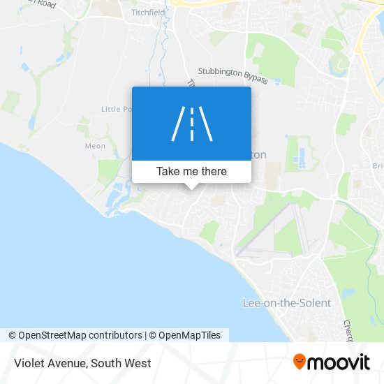 Violet Avenue map