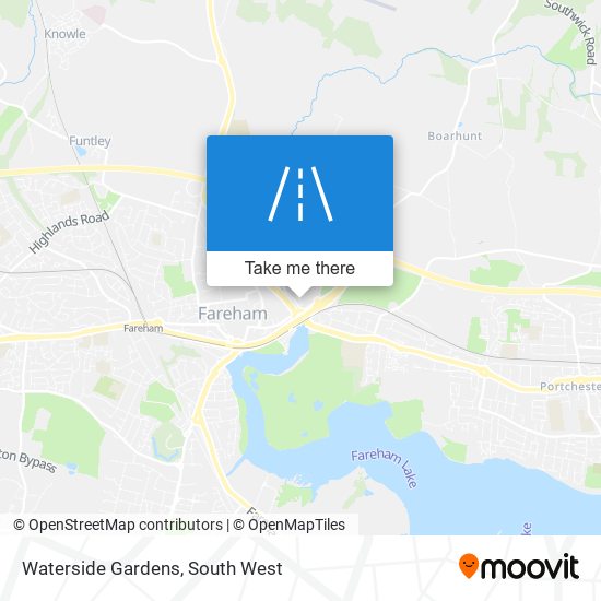 Waterside Gardens map