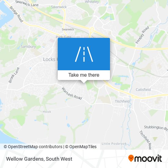 Wellow Gardens map