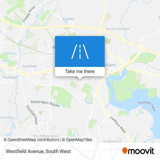 Westfield Avenue map