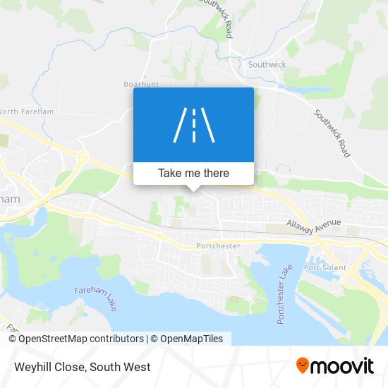 Weyhill Close map