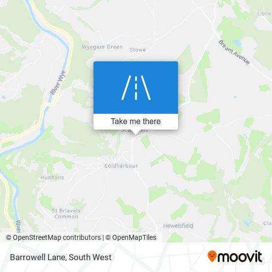 Barrowell Lane map