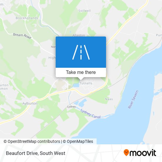 Beaufort Drive map