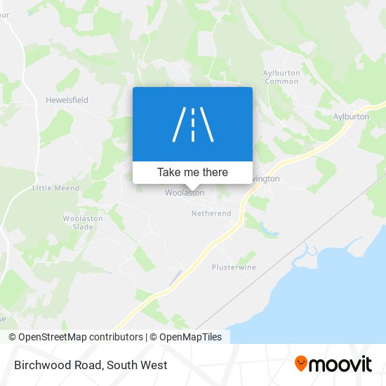 Birchwood Road map