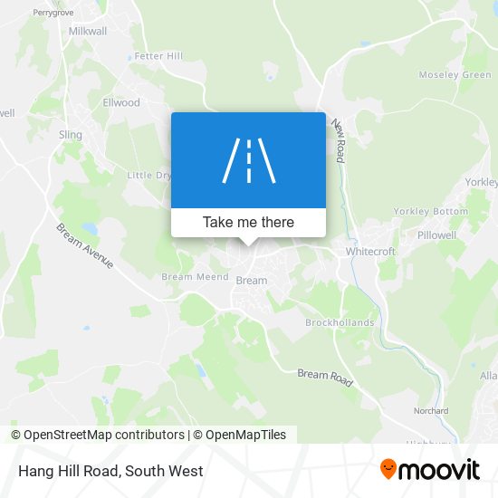 Hang Hill Road map
