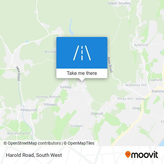 Harold Road map