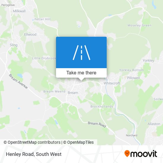 Henley Road map