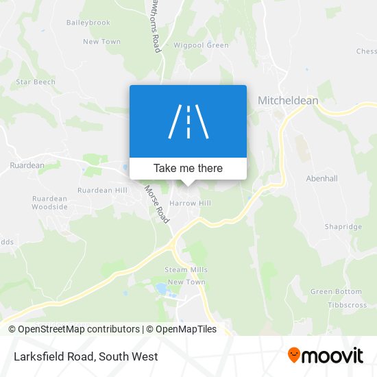 Larksfield Road map