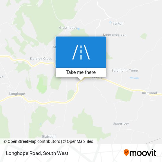 Longhope Road map