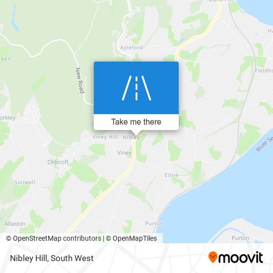 Nibley Hill map