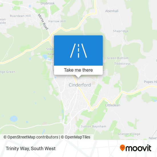 Trinity Way map