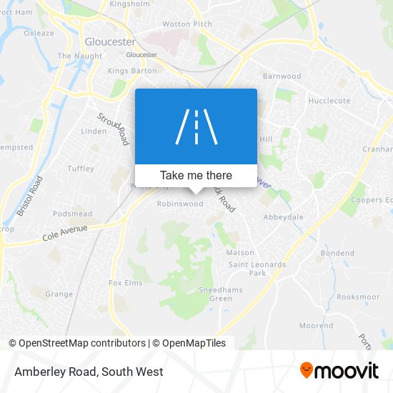 Amberley Road map