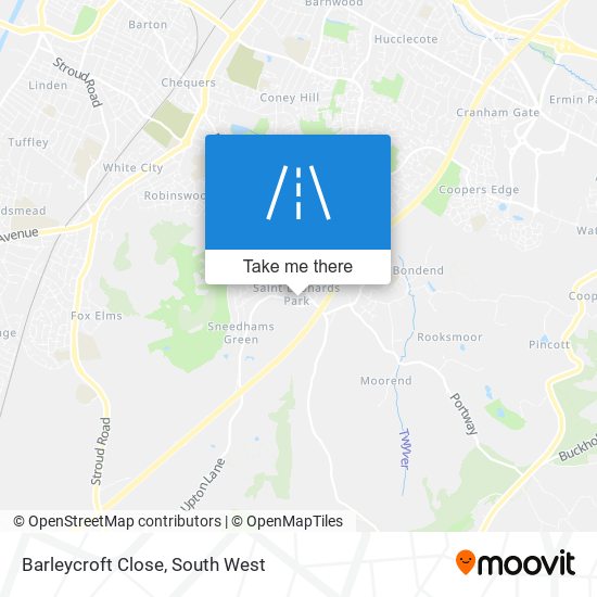 Barleycroft Close map