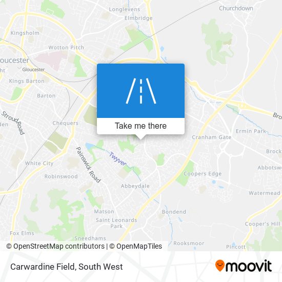 Carwardine Field map