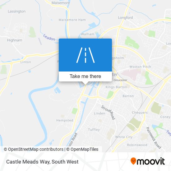 Castle Meads Way map