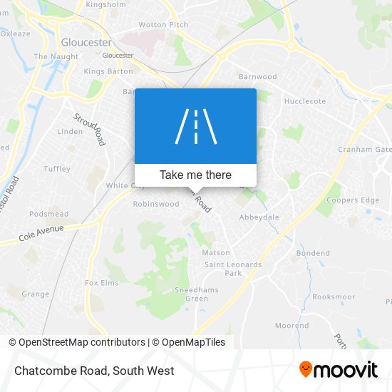 Chatcombe Road map