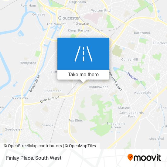 Finlay Place map