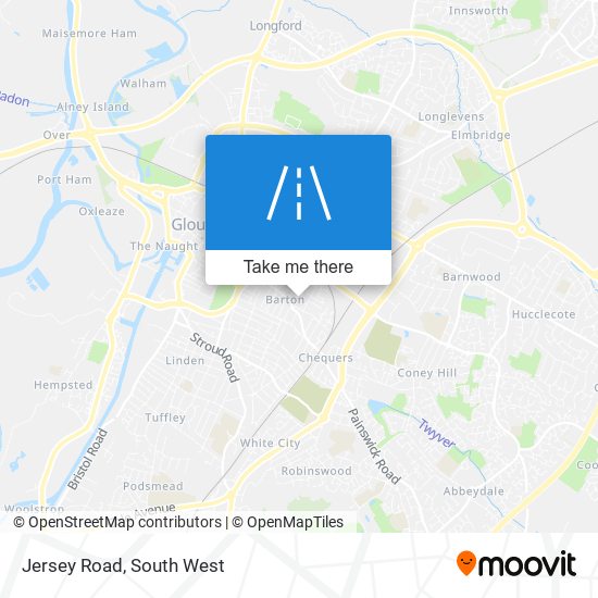 Jersey Road map