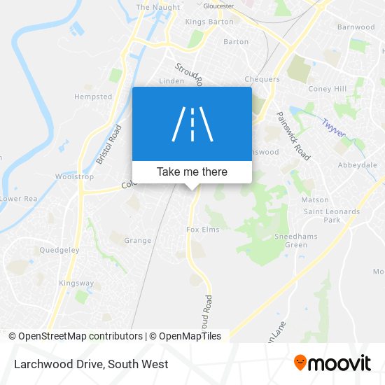 Larchwood Drive map