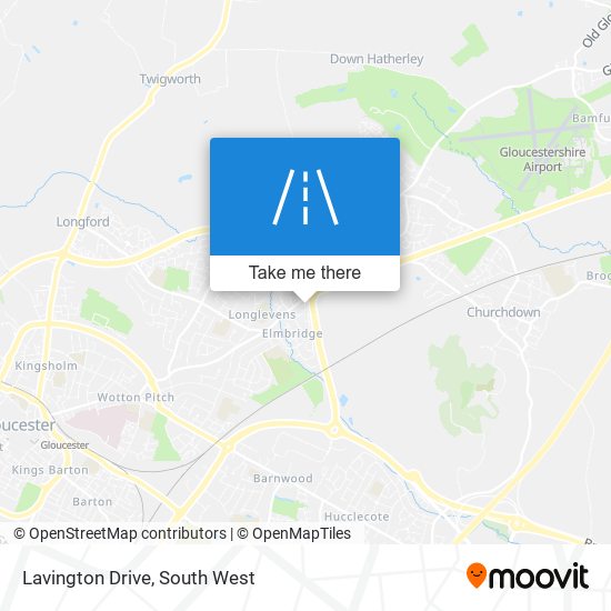 Lavington Drive map