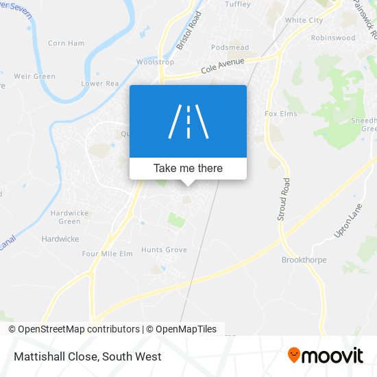 Mattishall Close map