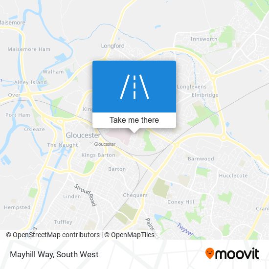 Mayhill Way map