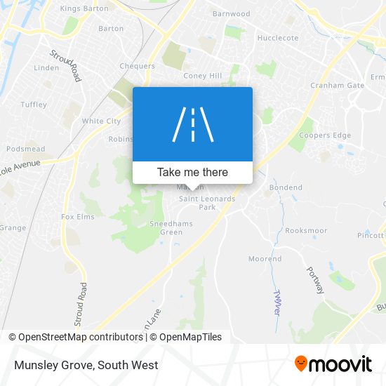 Munsley Grove map