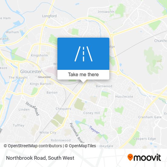 Northbrook Road map