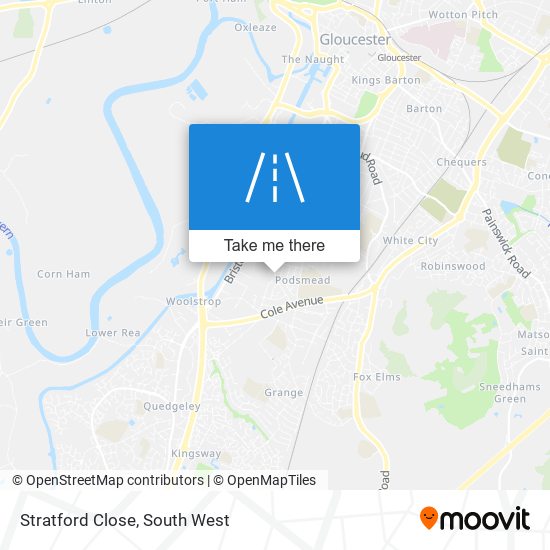 Stratford Close map