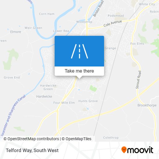 Telford Way map