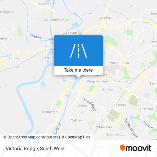 Victoria Bridge map