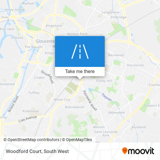 Woodford Court map
