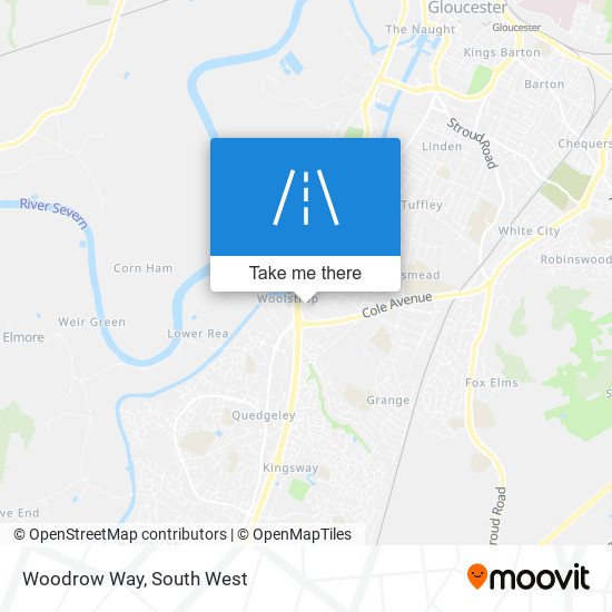 Woodrow Way map