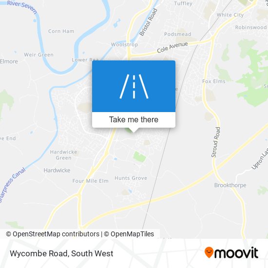 Wycombe Road map
