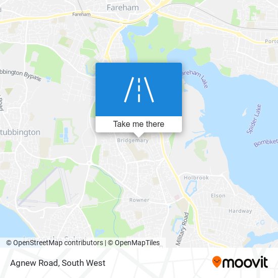 Agnew Road map