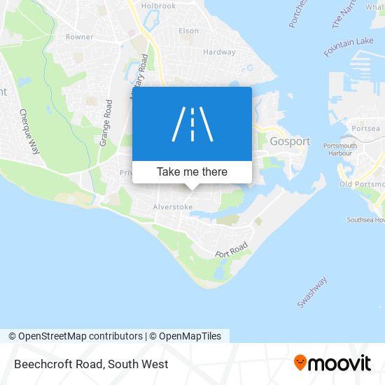 Beechcroft Road map