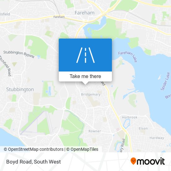Boyd Road map