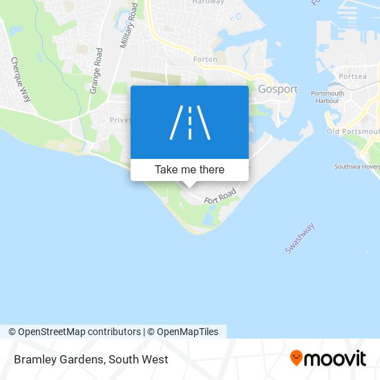 Bramley Gardens map