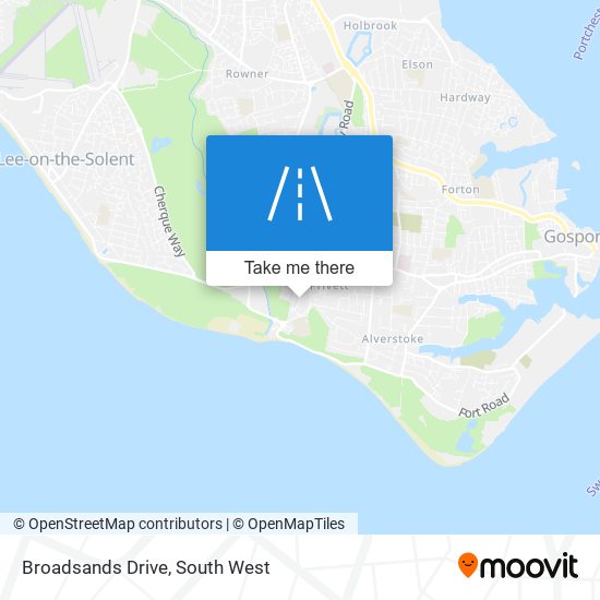 Broadsands Drive map