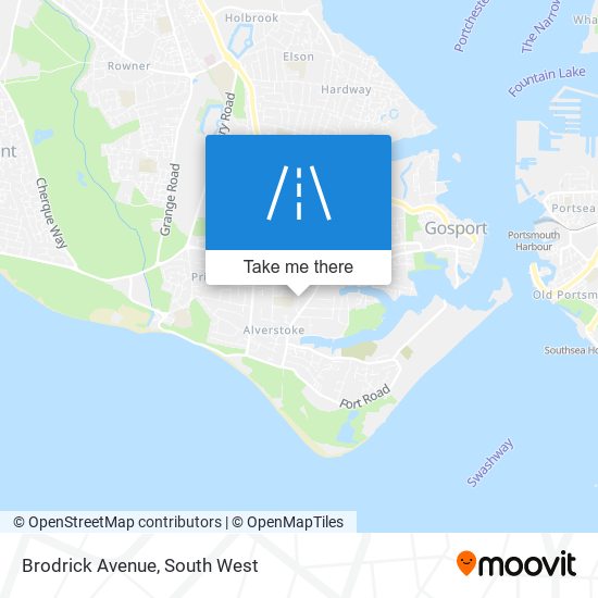 Brodrick Avenue map