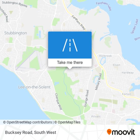 Bucksey Road map