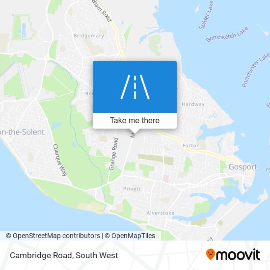 Cambridge Road map