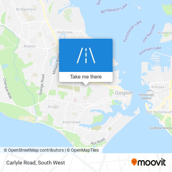 Carlyle Road map